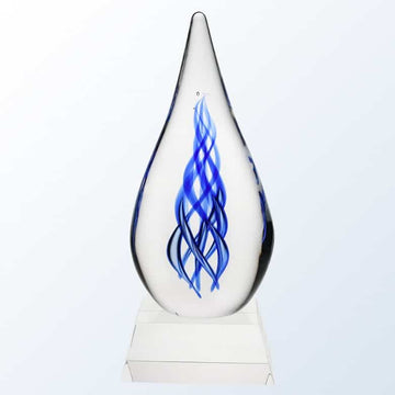 art glass, art glass crystal awards, custom crystal awards, custom awards, abstract awards